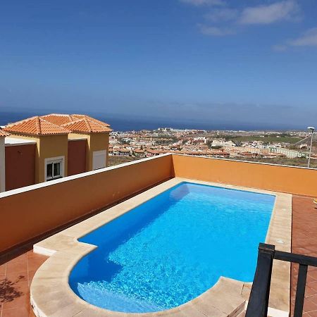 Villa Roque Del Conde With Private Pool, Terrace With Fantastic Sea Views, Wifi, Garden, Garage Adeje Dış mekan fotoğraf